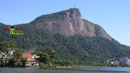 Corcovado Mountain with the Christ Statue at the top
